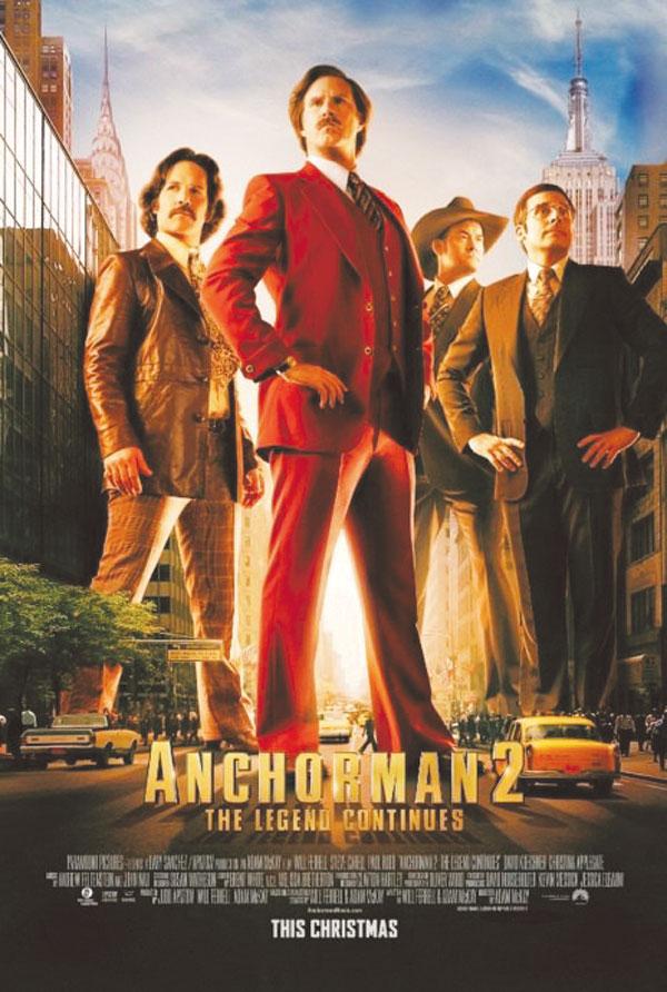 Anchorman 2 was released Dec. 20. 
