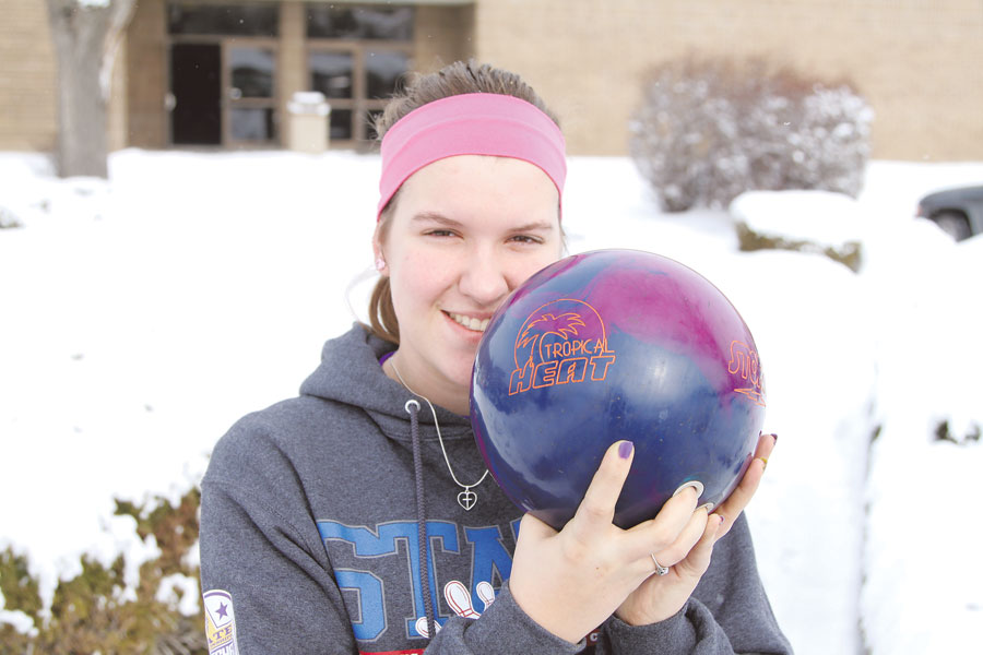 Junior Bethany Symonds, a third-year varsity bowler, claimed her first District title on Jan. 28, advancing to State in Tacoma where she took third place.