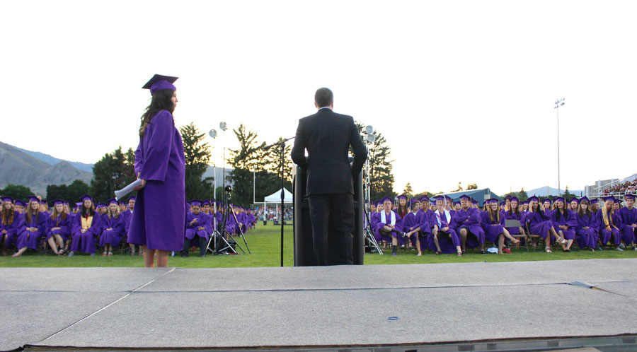 2014+graduation+file+photo%2C+held+at+the+Apple+Bowl.+Construction+will+move+2015+graduation+to+the+Town+Toyota+Center.