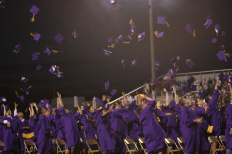 2014 Wenatchee High School graduation file photo, held at the Apple Bowl since 2002.