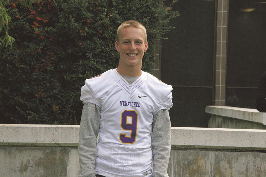 Sophomore Rowan Parmenter came to Wenatchee High School this year and is a quarterback for the Panther football team.