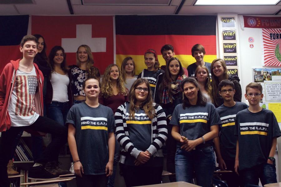 18 students and two teachers from Germany are visiting WHS as part of the GAPP Exchange program. 