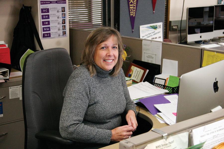 After an opening for a new career center specialist was advertised following Colleen Parks departure Oct. 3, Pat Phillips stepped up and accepted the job in the WHS Career Center.