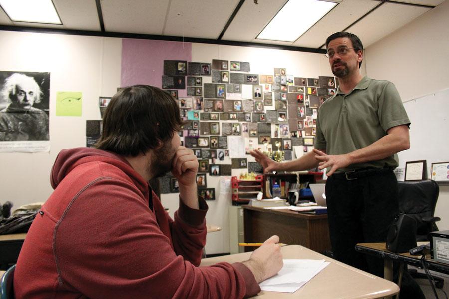 debate coach and english teacher dave carlson teaches his sixth