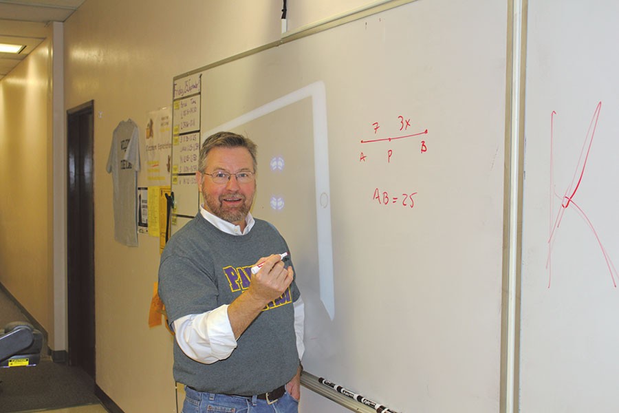 Math teacher Nick Schubert