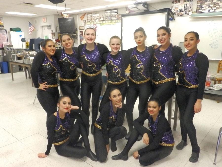 The Wenatchee High School Apple-Ettes after competing in Moses Lake.